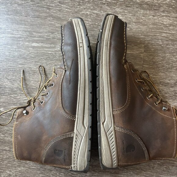 Carhartt‎ CMX4023 Boots Mens Size 13 Brown Chukka Oxford Moc Toe Work main image 6